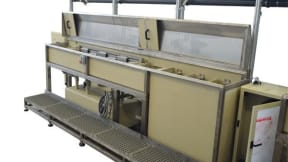 Chemical coppering baths for steel welding wire