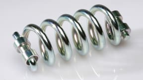 Round wire extension springs