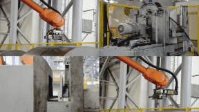 De-strapping and de-banding robots