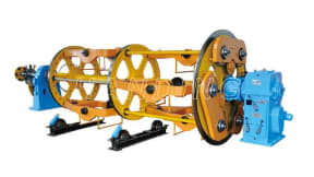 Laying up machines for cables