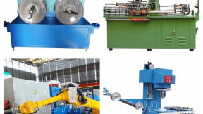Coiling and packing machines for wire and cable