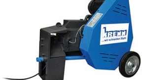 Electro-mechanical stationary steel cutters for concrete steel rods