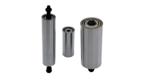 Guide rollers for wire, cable, strip and plastic profiles