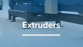 Extruders for pipe and tube production lines