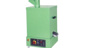 Spiral type electric furnaces for compression springs