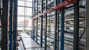 Automatic warehouse for tubes storage
