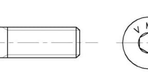 Hexagon socket cheese head screws