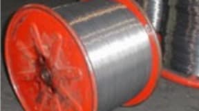 Redrawn galvanized steel wire