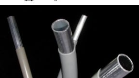 Plastic coated aluminium tubing