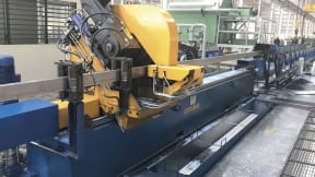 In-line tube cutting equipment