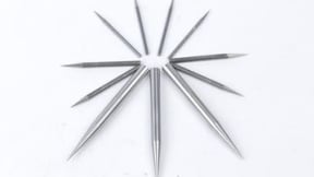 Steel pins for die lapping and polishing