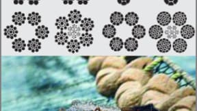 Fishing steel wire ropes