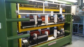 Rotating warehouse for slitter blades and spacers