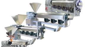 Horizontal and vertical extruders