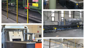 Industrial furnaces for metal components heat treatments