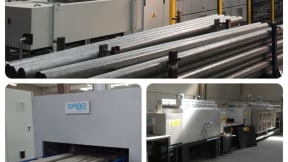 Industrial solubilization or annealing furnaces