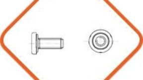 Welding screws with ring