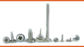 Schrauben aus rostfreiem Stahl