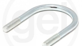 Iron and stainless steel U-bolts for pipes