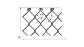 Single-oriented spiral mesh belt with a chain-link -NTVTP