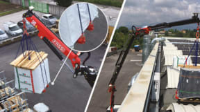 Pair of crossbeams for lifting