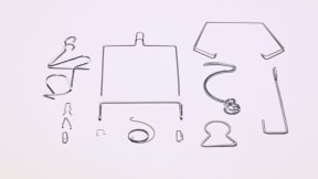 Shaped parts and small metal parts