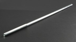 Partially threaded tie rods