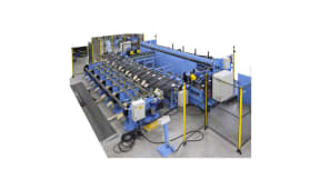 Production lines for straight and bent prestressed steel rods