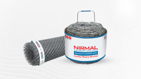 Barbed wire and chain link fences