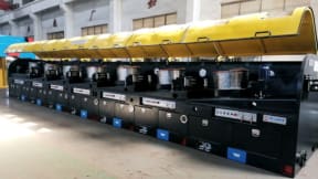 Wire drawing machines for round and shaped wire