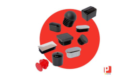 Plastic end caps for tubes and pipes