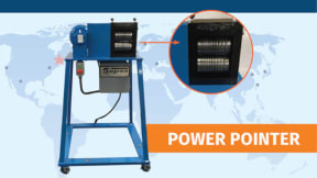 Power pointer for pointing and roll replacing operations