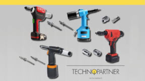 Rivet setting tools for rivet nuts and blind rivets