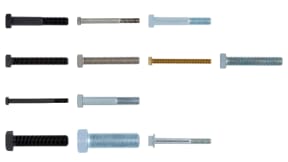 Viti testa esagonale in acciaio, inox, ottone