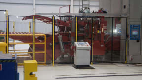 Press feed lines for metal strips