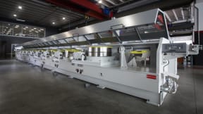 Wire and rope drawing line for ferrous metals