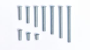 Ribattini pieni DIN, UNI e su disegno