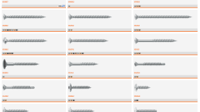 Self-tapping screws for chipboard wood