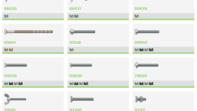 DIN/UNI/ISO metric thread screws