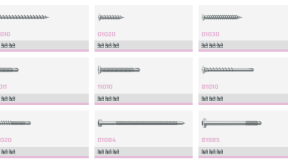 Screws specifically for PVC window and door frames