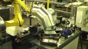 Elbow fitting forming machines