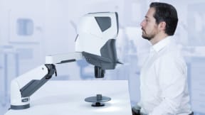 Stereomicroscopio senza oculari con telecamera Mantis PIXO