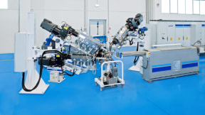 Complete extrusion lines for cable production