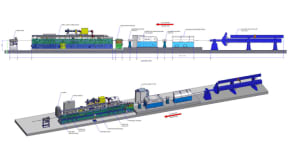Combined mechanical and electrolytic in-line pre-treatment systems