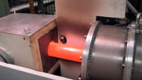 Induction heating systems for heat treatment of pipes