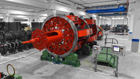 Planetary stranding machine for steel wire ropes