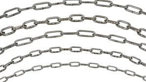 Stainless steel welded chain