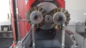 Agibi presente la machine de brossage integrée en ligne pour fil d'acier