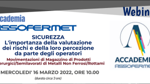 Movimentazione di prodotti siderurgici, semilavorati non ferrosi, rottami: webinar a marzo