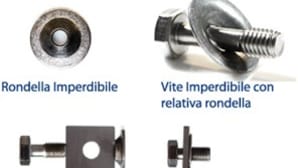 Captive screws for safety applications